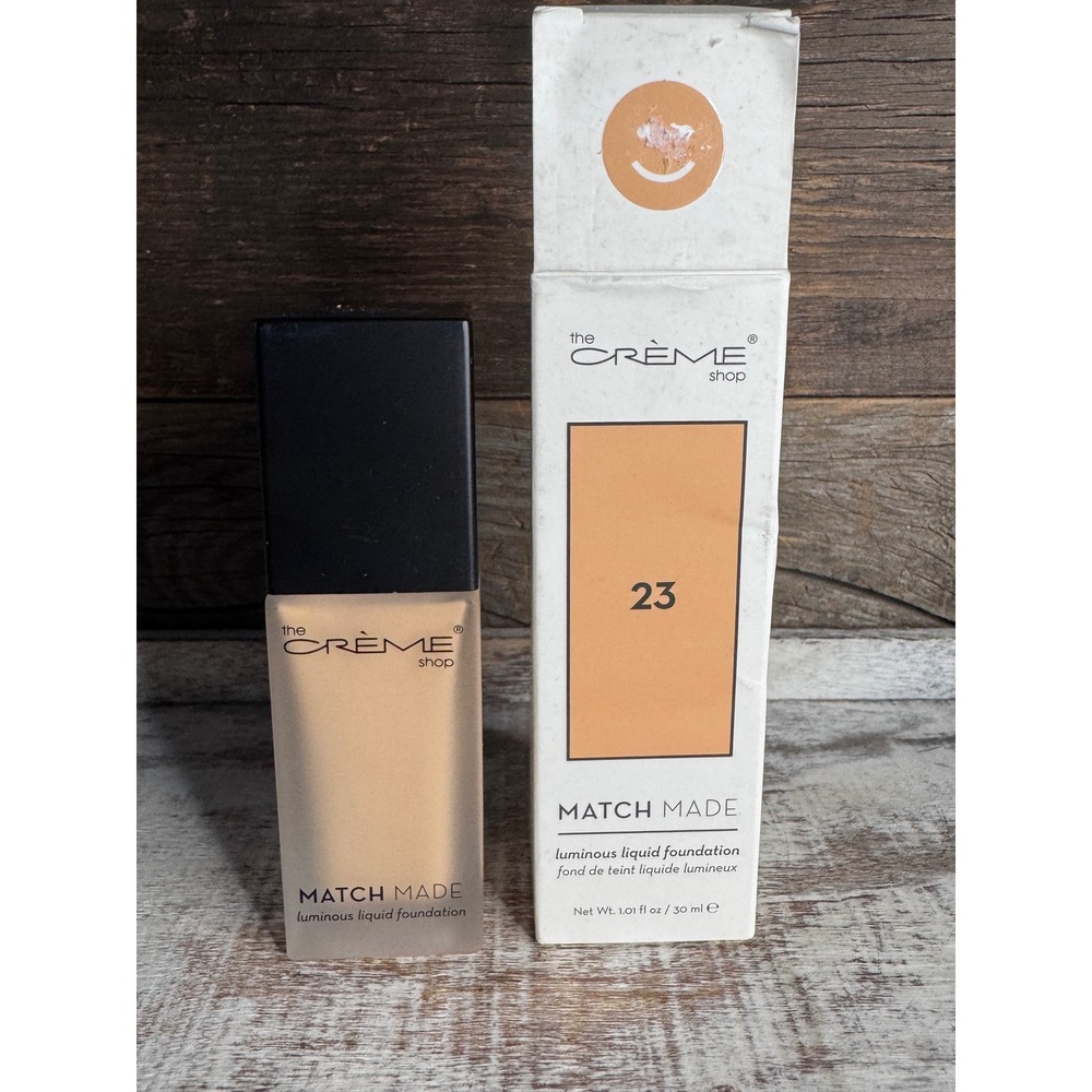 The Creme Shop Match Made Luminous Foundation | Shade 23 Light Medium | MSRP $18